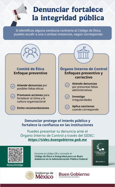 DENUNCIAR FORTLECE LA INTEGRIDAD PÚBLICA