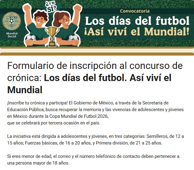 CONVOCATORIA