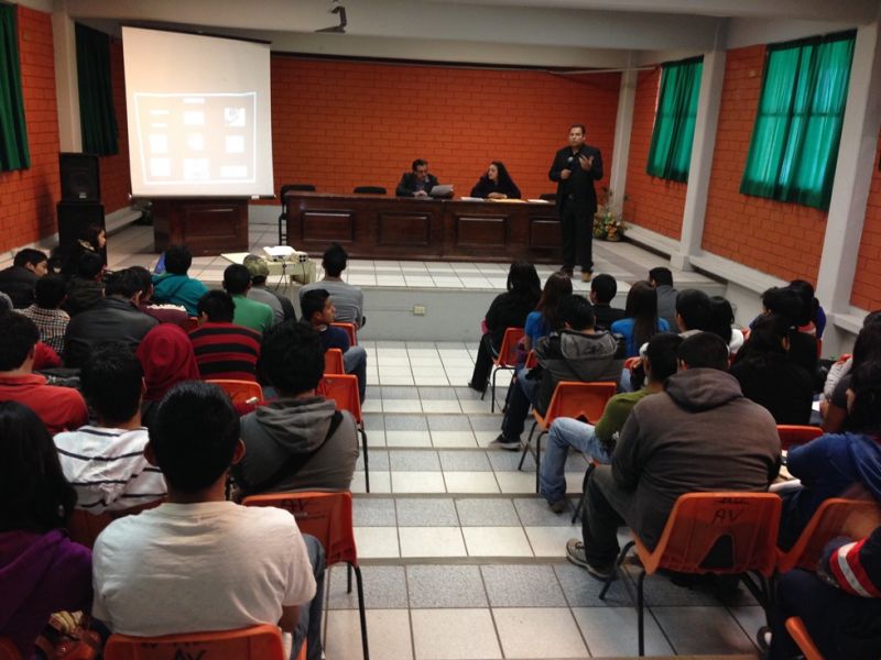 Visita personal de Coecyt a jóvenes del tec
