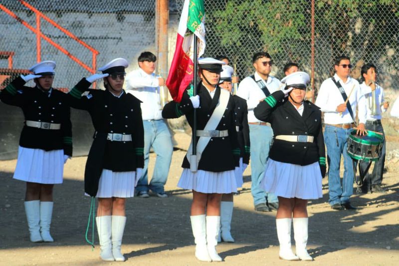 PARTICIPACIÓN DE ESCOLTA Y BANDA DE GUERRA DEL TECNM REGIÓN CARBONÍFERA
