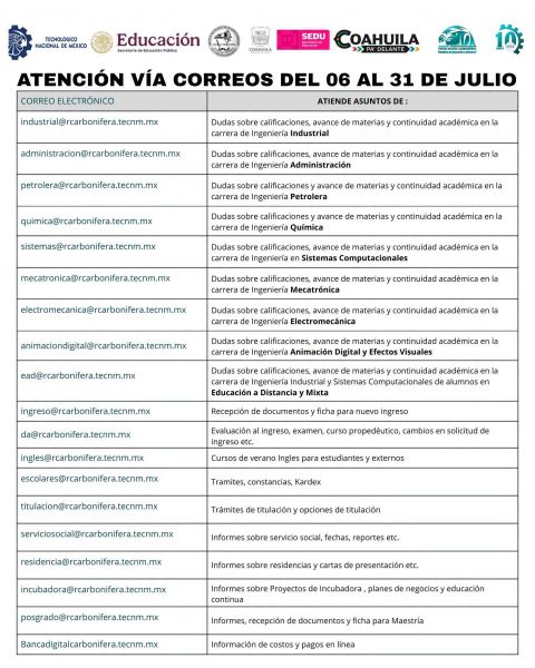 BRINDAN ATENCIÓN DURANTE RECESO EN EL ITESRC