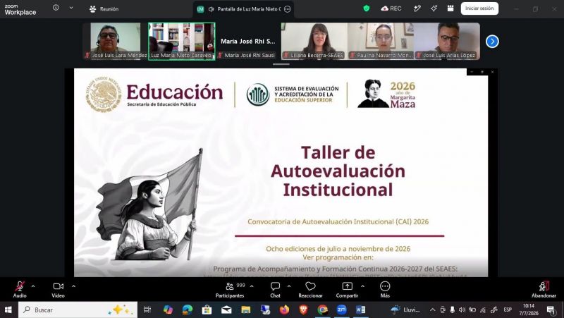 PARTICIPA EL ITESRC EN EL TALLER DE AUTOEVALUACIÓN INSTITUCIONAL DEL SEAES 2026