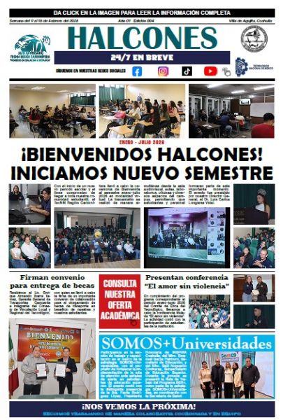 ÉCHALE UN VISTAZO A LA PORTADA "TRABAJO 24/7 EN EL ITESRC"