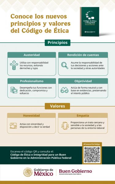 CONOCE LOS NUEVOS PRINCIPIOS Y VALORES DEL CÓDIGO DE ÉTICA